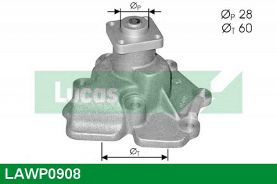 LUCAS ENGINE DRIVE lawp0908 -  Водяной насос